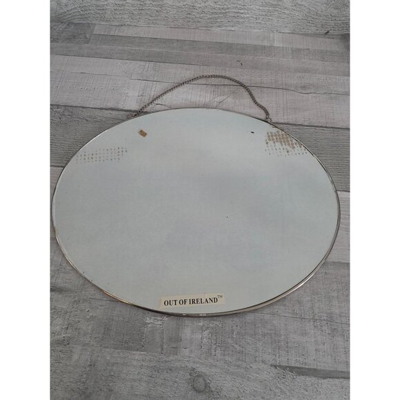 Large Out Of Ireland Oval Landscape Stained Glass Suncatcher With Chain - Picture 4 of 7